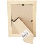 Houten lijst met glas - 10,5x15,6 cm
