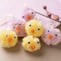 Mini DIY Kit Pompom, gemengde kleuren, Kippen