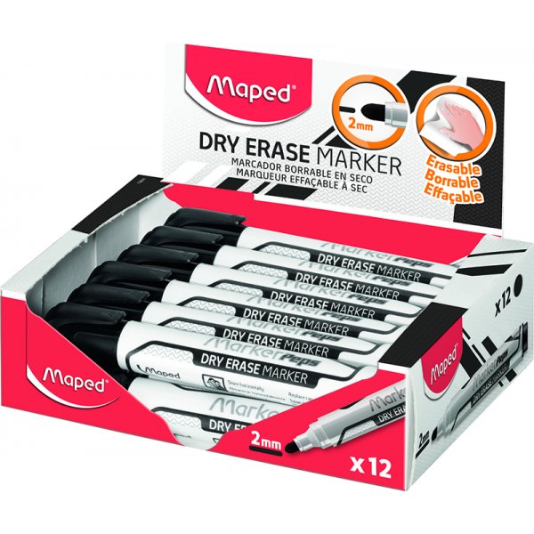 Whiteboardpen - Maped - Bullet 2mm
