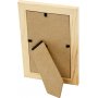 Houten lijst met glas - 10,5x15,6 cm