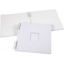 Plakboek met spiraal - wit - 30,5 x 30,5 cm
