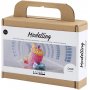 Mini DIY Kit Modellering, neonroze, Monster Freddy