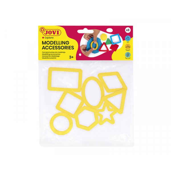 Kleitools - Jovi - Stokken in 8 verschillende geometrische figuren