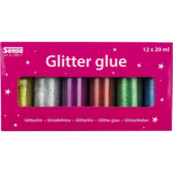 Glitterlijm Flessen 12P