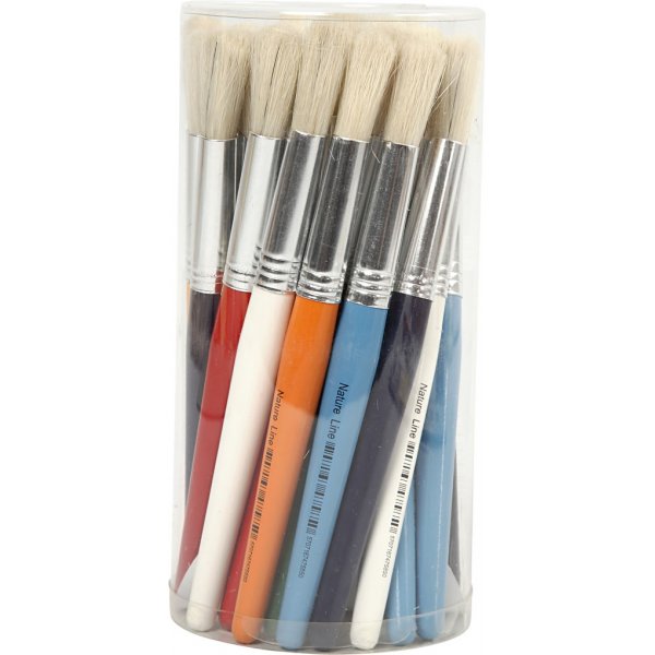 Kinderborstels - rond - 30 st Kinderborstels - rond - 30 st