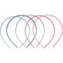 Diadeem - 8 mm - gemengde kleuren - 5 st