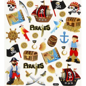 Stickers - piraten Stickers - piraten