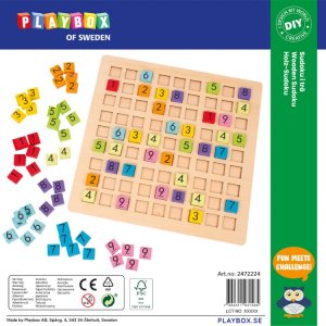 Sudoku, hout Sudoku, hout