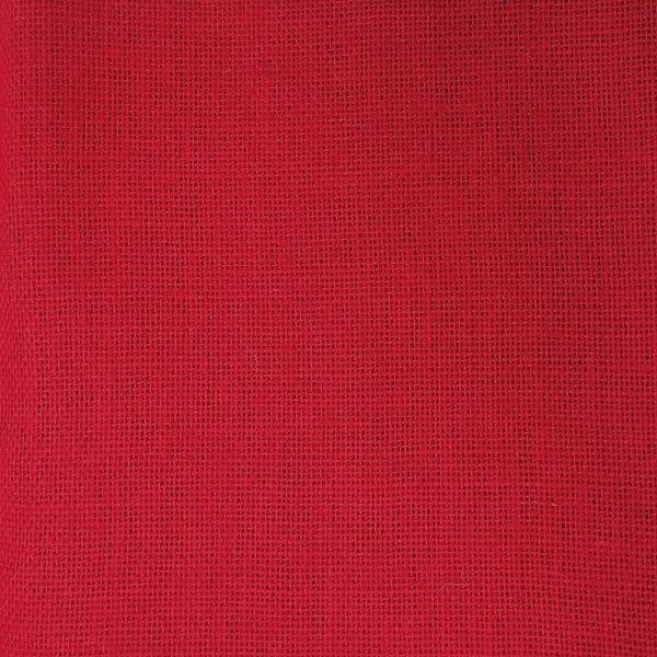 Jute stof in rode kleur