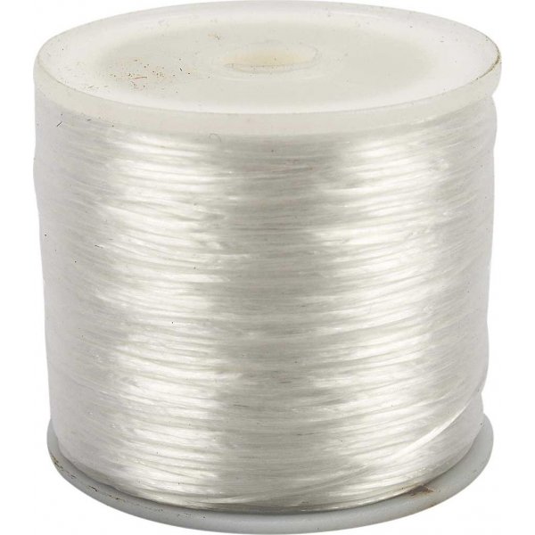 Elastisch sieradendraad - 1 mm - plat - 100 m