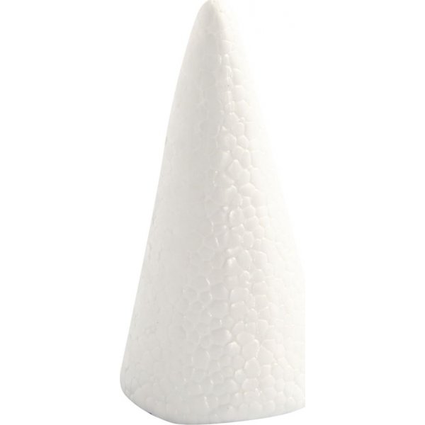 Piepschuim kegels - wit - 5,5 cm - 5 st