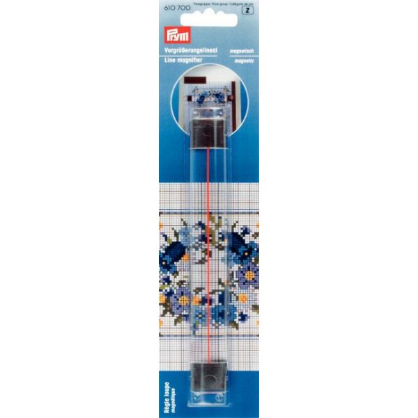 Magnetische vergrotende liniaal