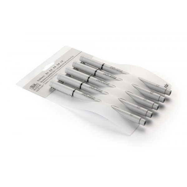 Winsor & Newton Finelinerset - 5 pennen