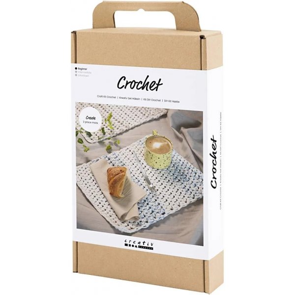 DIY-pakket haken, placemat DIY-pakket haken, placemat