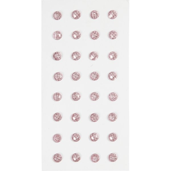 Strasstenen - lichtrood - Ø8 mm - 32 st Strasstenen - lichtrood - Ø8 mm - 32 st
