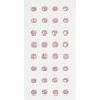 Strasstenen - lichtrood - 8 mm - 32 st