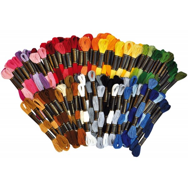 Borduurgaren / moulingaren - 100 stuks 42 kleuren