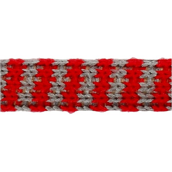 Buisvormig breisel - B10 mm - Kerstrood/grijs - 10 m