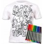 Kleur je T-shirt - Dinosaurussen
