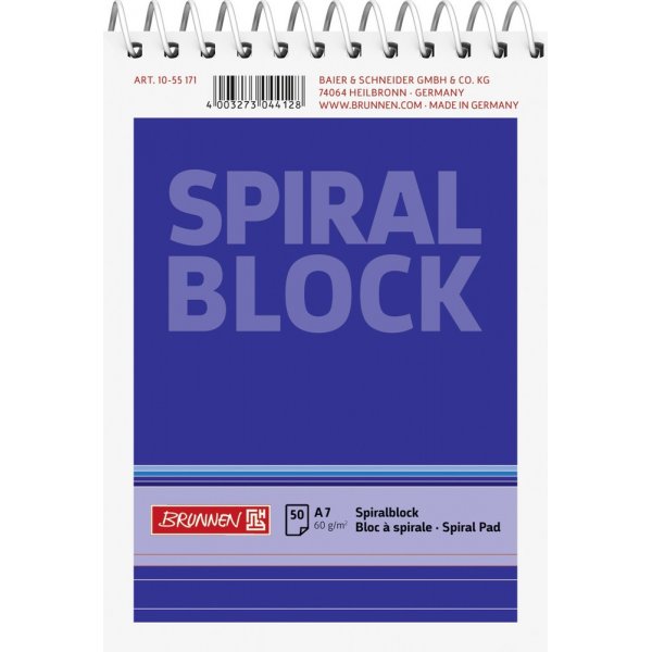 Spiraalnotitieboekje - A7 (50 pagina\\\'s)
