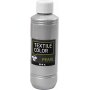 Textielkleur - zilver - parelmoer - 250 ml