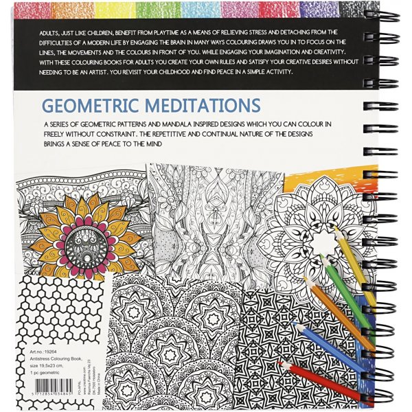 Antistress kleurboek - geometrie Antistress kleurboek - geometrie