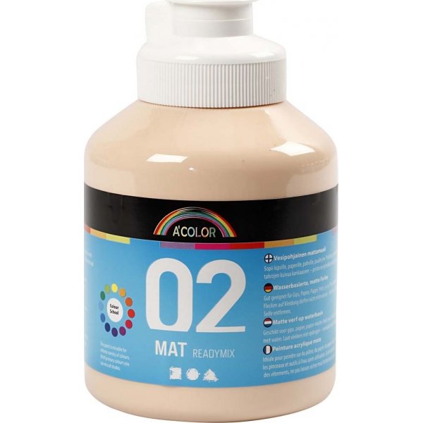 Schoolverf - Acryl - ivoor - mat - 500 ml