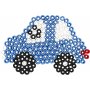 Parelbordjes - helder - teddybeer - auto - rendier - eend en konijn - JUMBO - 5 st