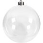 Decoratieve bol - transparant - 13,6 cm