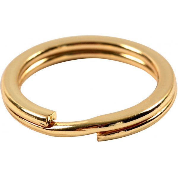 Splitring - verguld - 15 st Splitring - verguld - 15 st