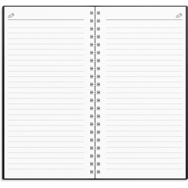 Kalender 24/25 - Groot Studiejaar - Basic zwart kunststof Kalender 24/25 - Groot Studiejaar - Basic zwart kunststof