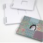 Plakboek met spiraal - wit - 20 x 20 cm