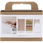 Mini DIY Kit Borduren - stoffige roos - Enveloptasje