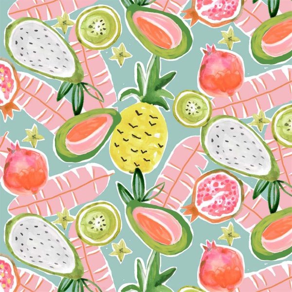 Fiona textielwasdoek multi