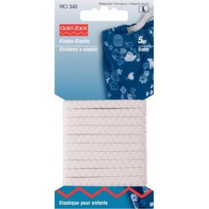 Elastiek kinderkleding 4,5 mm wit 5 m Elastiek kinderkleding 4,5 mm wit 5 m