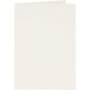 Kaarten en enveloppen - gebroken wit - 11,5 x 16,5 cm - 6 sets