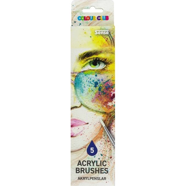 Color Club Acrylpenselenset 5-st