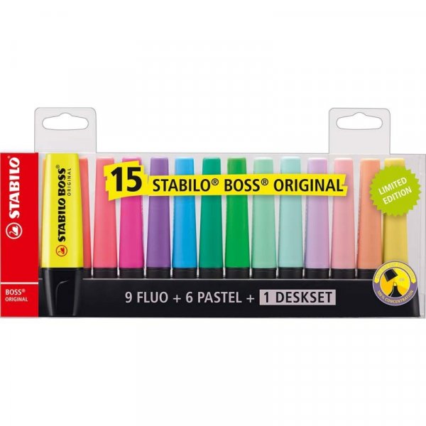 Markeerstiften Boss - 15-pack