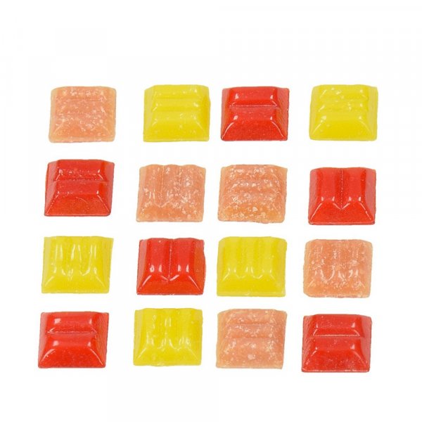 MosaixPro - glasmozaïek 10 x 10 mm - rood-mix 200 g ~ 302 st.