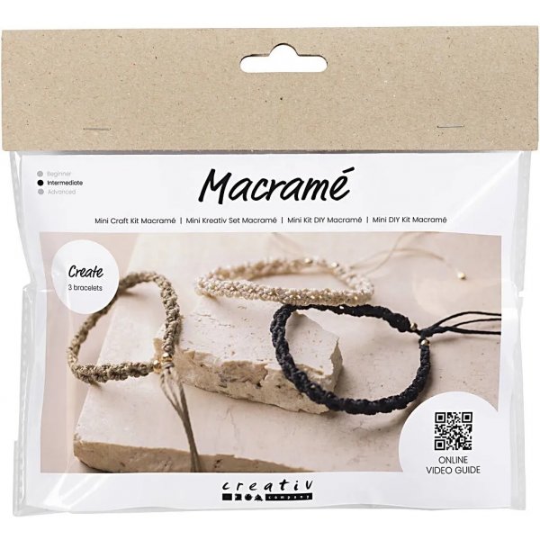 Mini DIY Kit Macram, Armband
