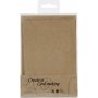 Ansichtkaart met envelop - naturel - 10,5 x 15 cm - 10 st