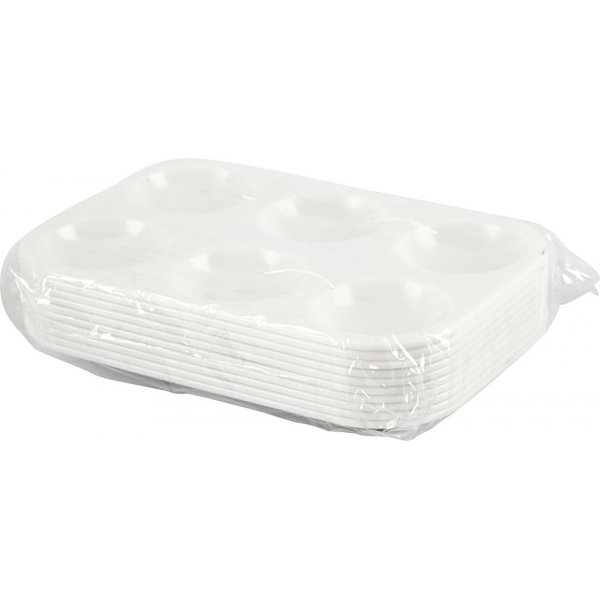 Palet - wit - 13 x 8,5 cm - 10 st Palet - wit - 13 x 8,5 cm - 10 st