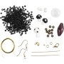 Mini DIY Kit Sieraden, zwarte harmonie, zware ketting