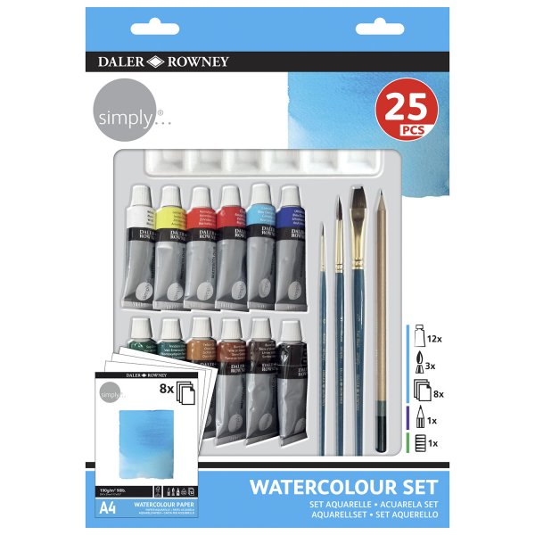 Set aquarelverf - 25 stuks