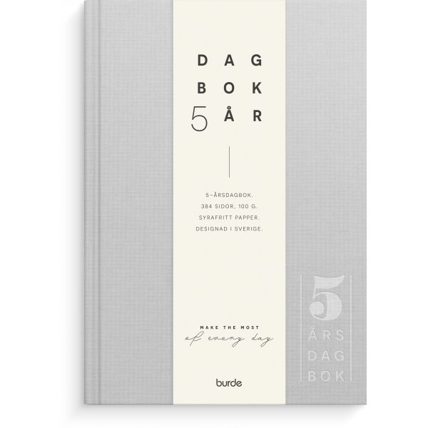 5-jarig jubileum dagboek