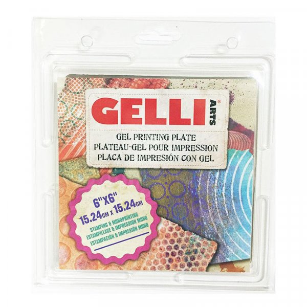 Drukplaat - Gelli Arts - 15,4x15,4cm