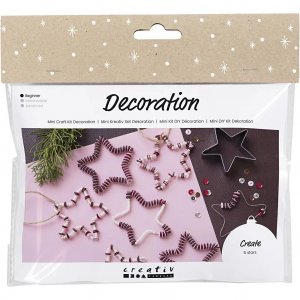 Mini DIY-kit - Parel- en paillettensterren Mini DIY-kit - Parel- en paillettensterren
