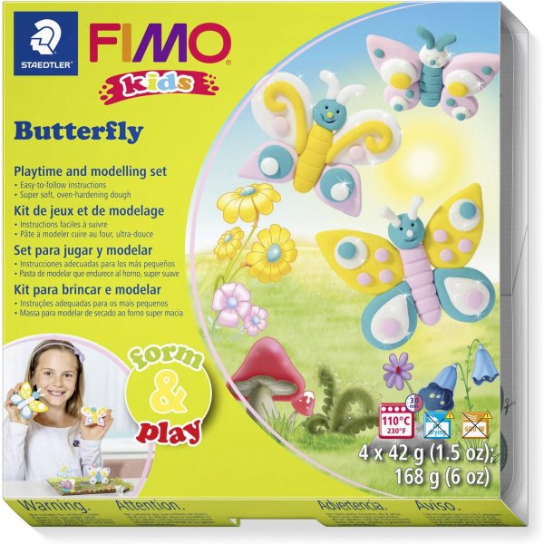 Modelset Fimo Kids Form&Play - Vlinder