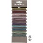Gekleurde bolletjeskettingen met slot - gemengde kleuren - 10 x 80 cm