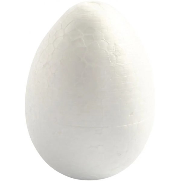 Frigolit eieren - Wit - H10 cm - 5 st